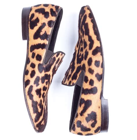 ysl leopard print loafers|ysl gio loafers.